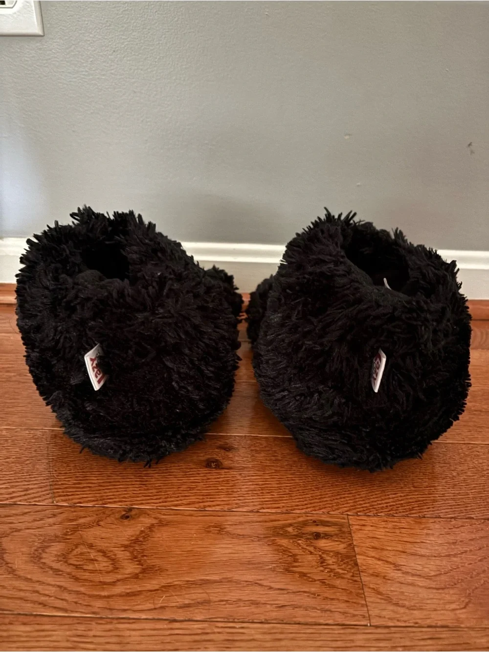 Lazy One Kids Plush Black Bear Monster Claw Slippers